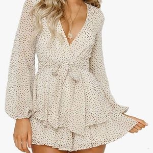 Romper mini dress